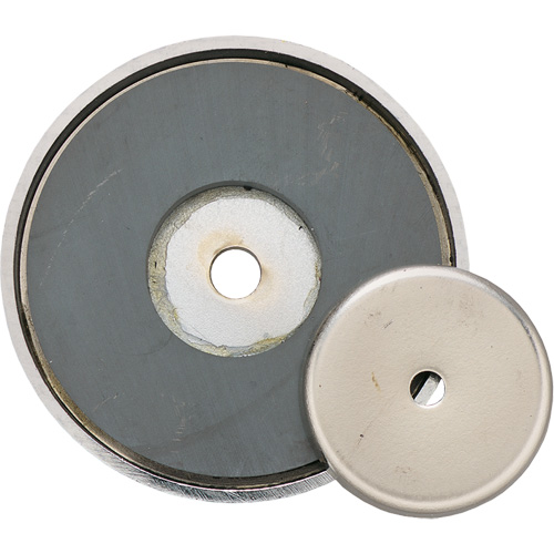 Ceramic Shallow Pot Magnet, 1-3/8" Dia., 12 lbs. Pull Ontario Packaging