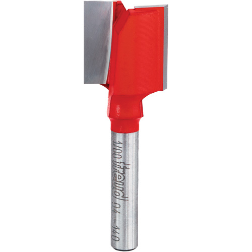 Router Bit - Double Flute Straight Bit, 3/4" Dia., 1" H, 2-1/8" L, 1/4" Shank Ontario Packaging
