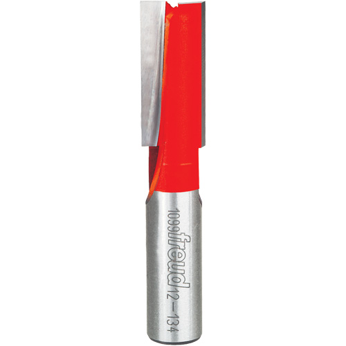 Router Bit - Double Flute Straight Bit, 9/16" Dia., 1" H, 2-7/8" L, 1/2" Shank Ontario Packaging