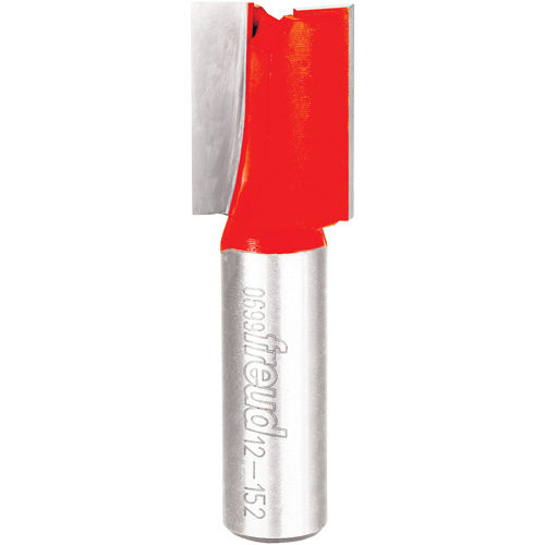 Router Bit - Double Flute Straight Bit, 3/4" Dia., 1-1/4" H, 2-1/2" L, 1/2" Shank Ontario Packaging