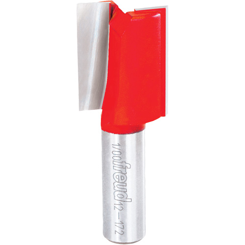 Router Bit - Double Flute Straight Bit, 1" Dia., 1-1/2" H, 3" L, 1/2" Shank Ontario Packaging