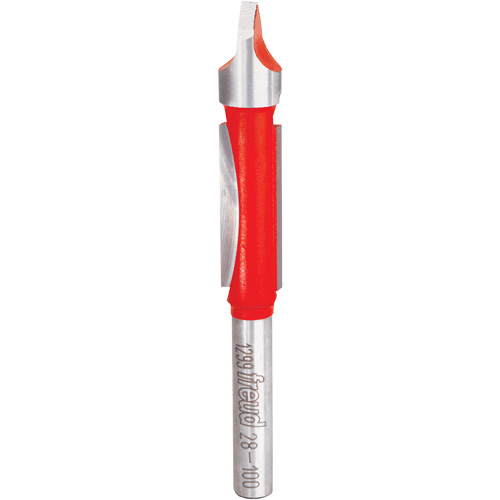 Router Bit - Panel Pilot Bit, 3/8" Dia., 1" H, 3" L, 1/4" Shank Ontario Packaging