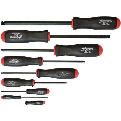 Jeux de tournevis ball driver - M&eacute;trique, 9 mcx Ontario Packaging