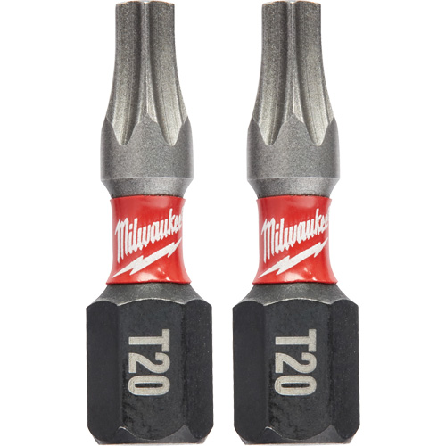 Forets &agrave; chocs Shockwave, Torx, T-20, Prise 1/4" Ontario Packaging