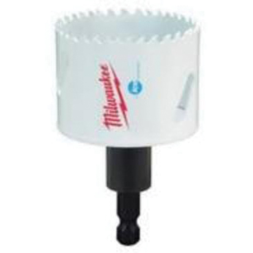 Scie-cloche Hole Dozer avec arbre, 1-1/2", Profondeur de la coupe 1-5/8", Bim&eacute;tal Ontario Packaging