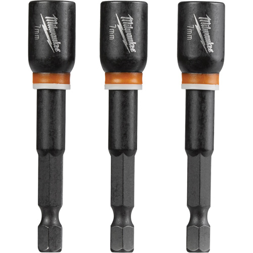 Tourne-&eacute;crou Shockwave Impact Duty, Embout 1/4", Prise 7 mm, 2-9/16" lo, Magn&eacute;tique Ontario Packaging