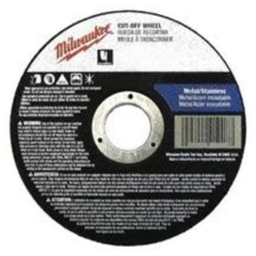 General Purpose Cut-Off Wheels, 4-1/2" x 0.045", 7/8" Arbor, Type 1, Aluminum Oxide, 13580 RPM Ontario Packaging