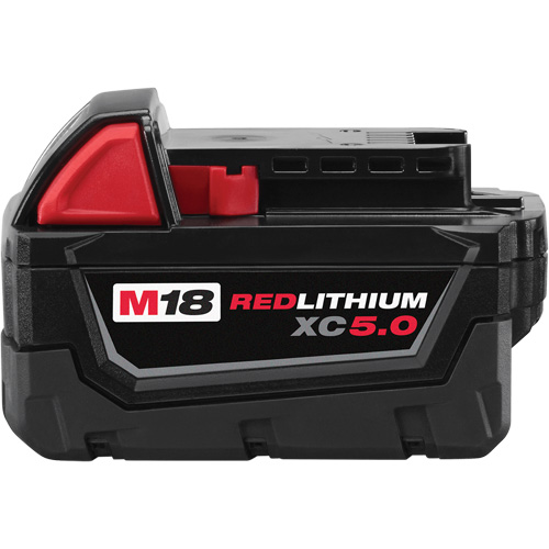 M18 Redlithium XC5.0 Extended Capacity Battery Pack, Lithium-Ion, 18 V, 5 A Ontario Packaging