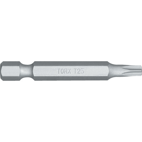 Embout de tournevis, Torx, Embout T-25, Prise 1/4", Longueur 4-4/5" Ontario Packaging