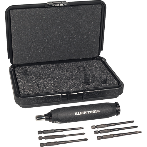 Torque Screwdriver Set, 5 - 40 in. lbs. Torque Range, 5" Length Ontario Packaging