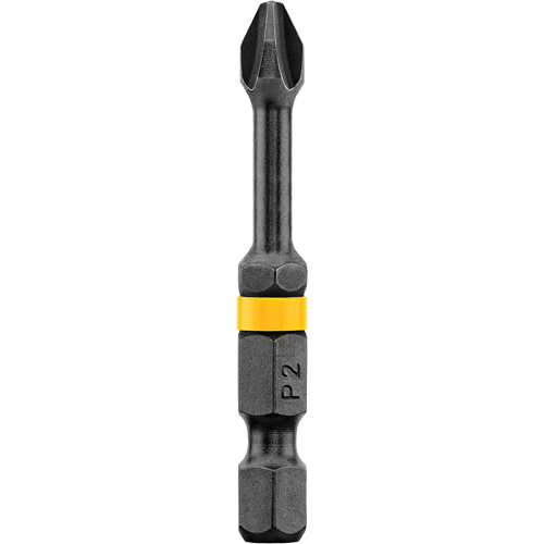 Embout Impact Ready no 2 Phillips 2' de Dewalt, Phillips, Embout #2, Prise 1/4", Longueur 2" Ontario Packaging