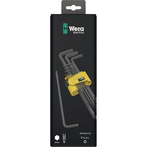 Hex Plus Key Set, 9 Pcs., Imperial Ontario Packaging