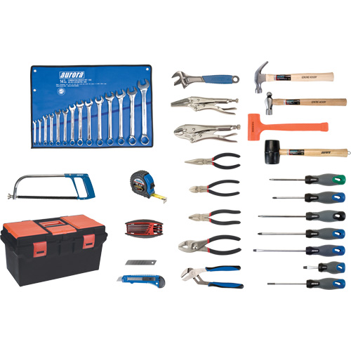 Jeu d'outils de luxe avec coffret en plastique, 56 morcea Ontario Packaging