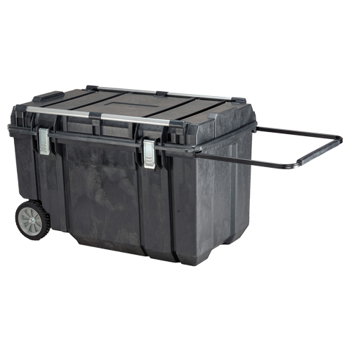 TOUGH CHEST Mobile Storage, 38-29/32" x 23-3/32" x 24-5/16", Black Ontario Packaging