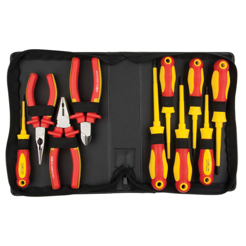 Insulated Tool Set, 1000 V, 10 Pcs Ontario Packaging
