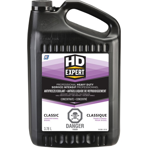 Antigel/liquide de refroidissement concentr&eacute; de s&eacute;rie lourde pour moteur diesel Turbo Power, 3,78 L, Gallon Ontario Packaging