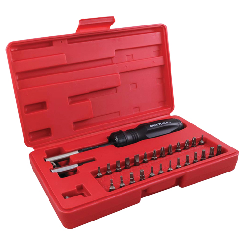 Gearless Screwdriver Set In Plastic Storage Case, 10" L Ontario Packaging