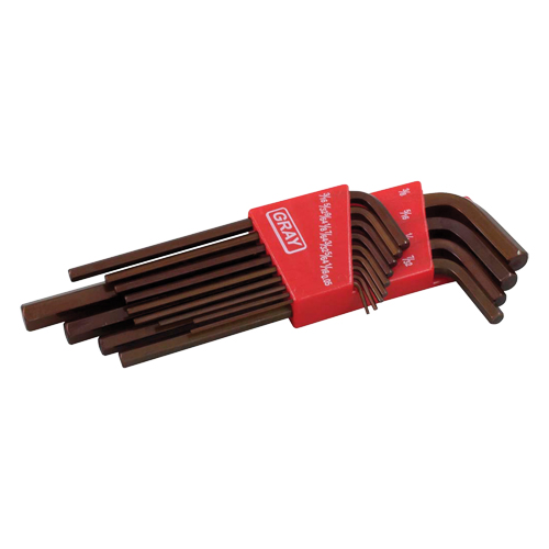 Long Arm Hex Key Set, 13 Pcs., Imperial Ontario Packaging