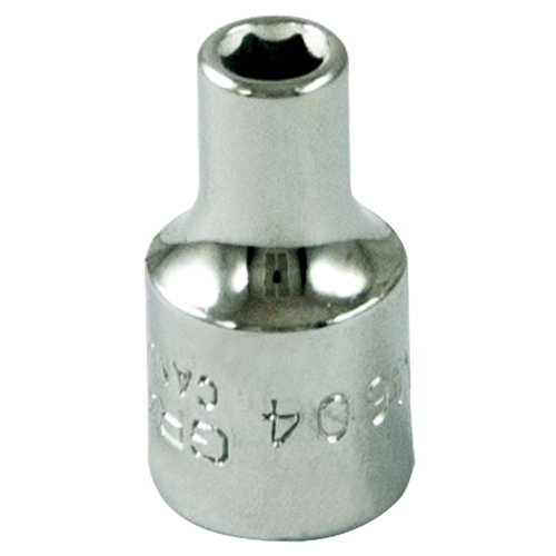 Socket, 4 mm, 1/4" Drive, 6 Points Ontario Packaging