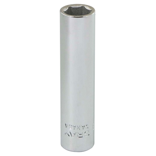 Socket, 8 mm, 1/4" Drive, 6 Points Ontario Packaging