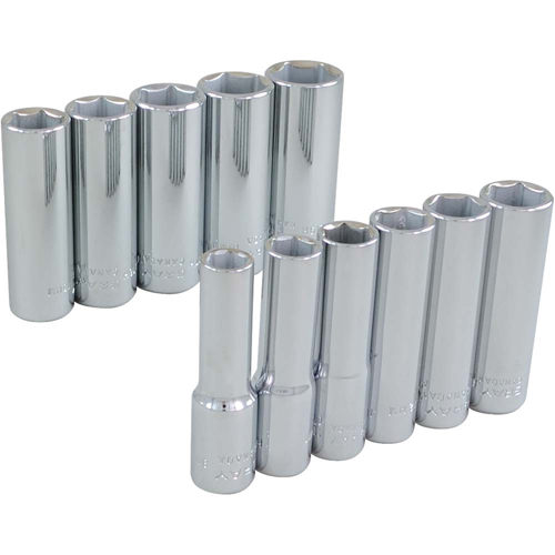 Jeu de douilles, 11 Mcx, Prise de 3/8", Profond Ontario Packaging