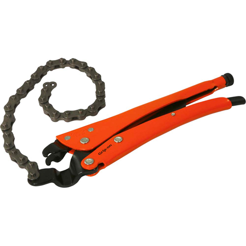 Locking Chain Clamp Pliers, 13" Length, Omnium Grip Ontario Packaging