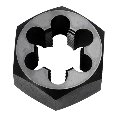 &eacute;crou &agrave; refileter hexagonale, dia. 2"/1", Filet de 3/4"-14, Acier au carbone/Acier au chrome Ontario Packaging