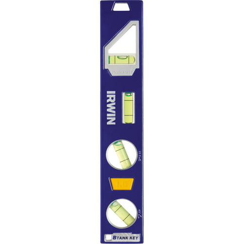 250 Series Heavy-Duty Torpedo Level, 9" L, Aluminum, 4 Vials, Magnetic Ontario Packaging