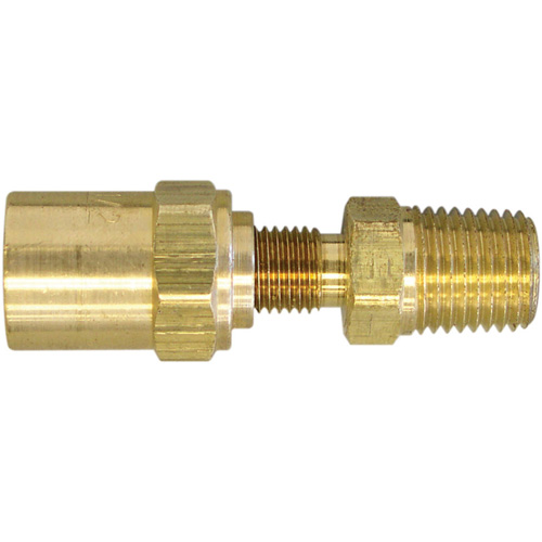 Raccord pour boyau r&eacute;utilisable filetage NPT 3/8", 11/16" dia., Laiton Ontario Packaging