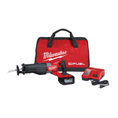 M18 Fuel Super Sawzall&reg; Reciprocating Saw Kit, 18 V, Lithium-Ion Battery, 0-3000 SPM Ontario Packaging