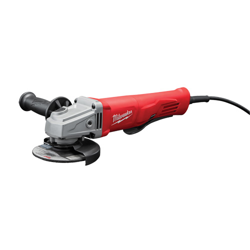 Small Angle Grinder with Lock-On Paddle Switch, 4-1/2", 120 V, 11 A, 12000 RPM Ontario Packaging