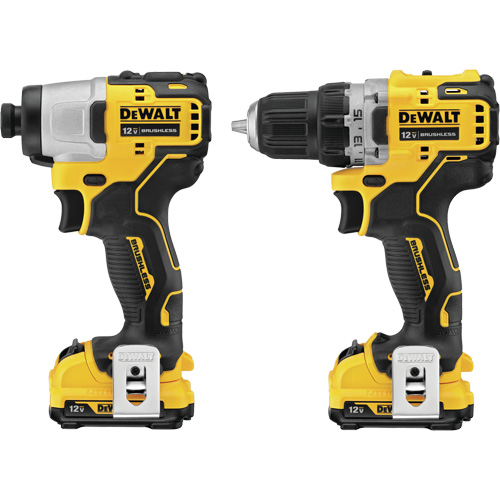 Xtreme Brushless Drill & Impact Driver Kit, Lithium-Ion, 12 V Ontario Packaging