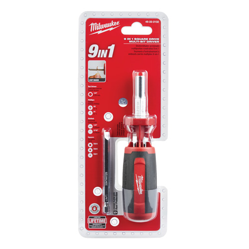 Tournevis &agrave; embouts multiples 9 en 1, 9" lo, Prise Coussin&eacute;e Ontario Packaging