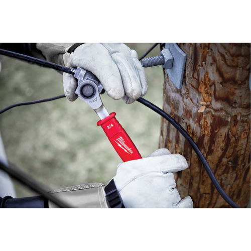 Lineman's 2-in-1 Insulated Ratcheting Box Wrench Ontario Packaging