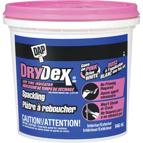 Pl&acirc;tre &agrave; reboucher DryDex, 946 ml, Contenant en plastique Ontario Packaging