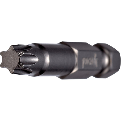 Power Bit, Torx, T-15 Tip, 1/4" Drive Size, 3-1/2" Length Ontario Packaging