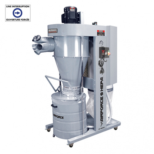 Cyclone Dust Collector, 35" x 65-1/2" x 91-5/8" Ontario Packaging
