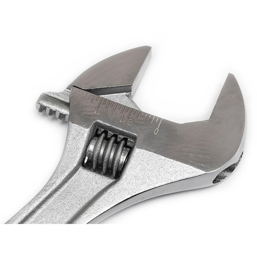 Adjustable Wrench - Boxed, 10" L, 1-5/16"/34 mm Max Width, Chrome Ontario Packaging
