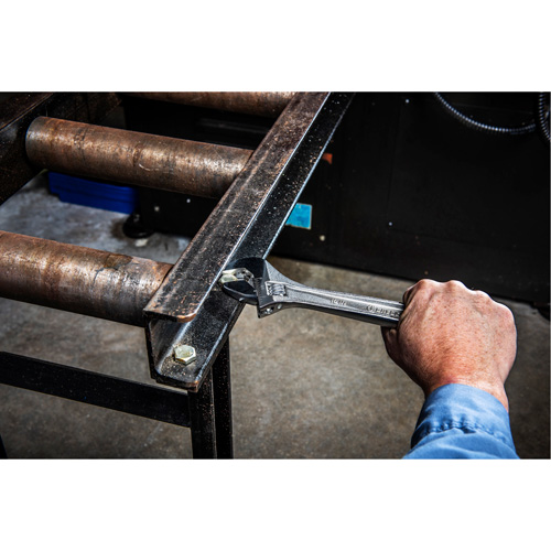 Adjustable Wrench - Boxed, 10" L, 1-5/16"/34 mm Max Width, Chrome Ontario Packaging