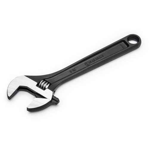 Adjustable Wrench, 8" L, 1-1/8" Max Width, Black Oxide Ontario Packaging