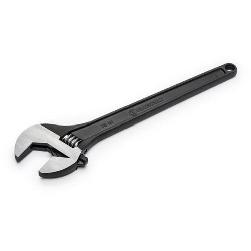 Adjustable Wrench, 15" L, 1-2/3" Max Width, Black Ontario Packaging