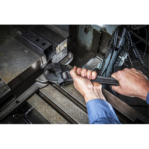 Adjustable Wrench, 15" L, 1-2/3" Max Width, Black Ontario Packaging