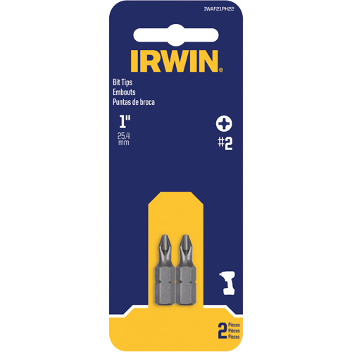 Insert Bits, Phillips, #2, 1/4" Drive Ontario Packaging