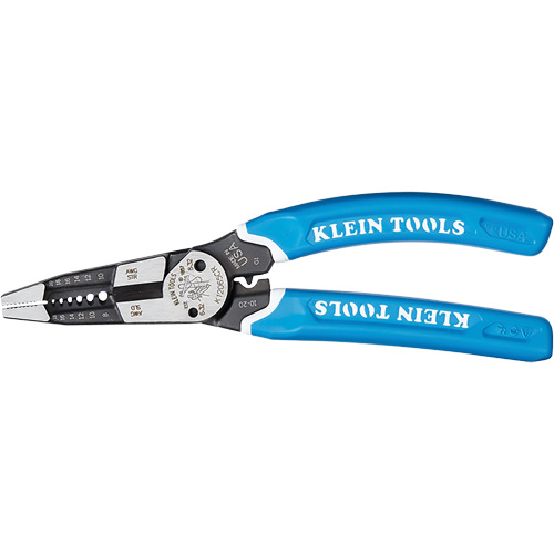 Outil polyvalent Klein-Kurve pour d&eacute;nuder, couper et sertir les fils, 8-1/4" lo, 8 - 20 AWG Ontario Packaging