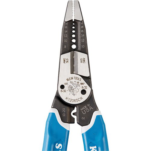 Outil polyvalent Klein-Kurve pour d&eacute;nuder, couper et sertir les fils, 8-1/4" lo, 8 - 20 AWG Ontario Packaging