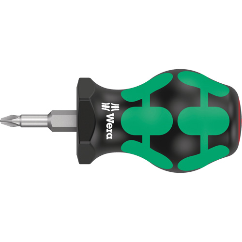 Stubby Phillips Screwdriver, #1, 4" L, Plastic Handle Ontario Packaging