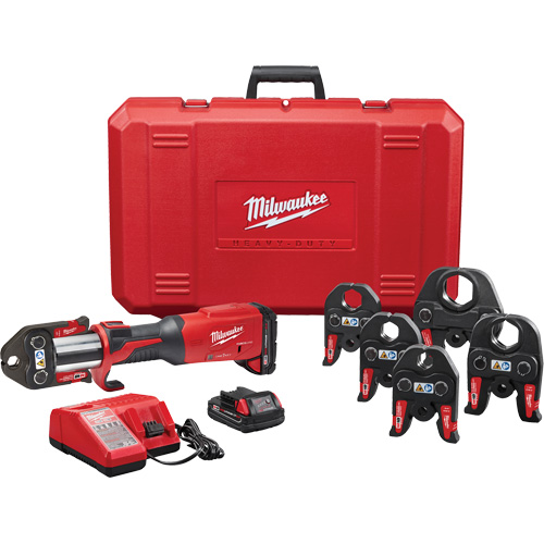 Ensemble d'outil de sertissage M18 Force Logic avec One-Key et m&acirc;choires CTS, 1/2" - 2", Motoris&eacute; Ontario Packaging