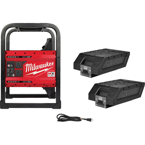 MX Fuel Carry-On Power Supply, 1800 W/3600 W, Lithium Ion, 20-4/5" H x 12" W x 15" D, 49.7 lbs. Ontario Packaging