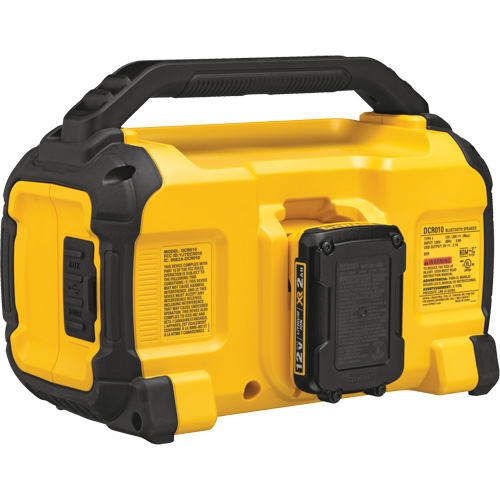 Max Jobsite Bluetooth&reg; Speaker (Tool Only), Lithium-Ion, 12 V/20 V Ontario Packaging
