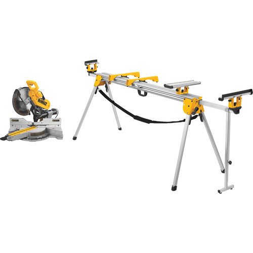 Double Bevel Sliding Compound Mitre Saw with Stand Ontario Packaging